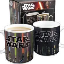 原裝Star Wars Mug星球大戰光劍熱反應陶瓷咖啡變色馬克杯 水杯