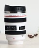 Canon, lens, cup stainless steel, glass, camera