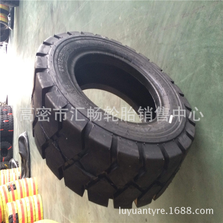 5.00-8 实心叉车轮胎 500-8 叉车轮胎 工程轮胎