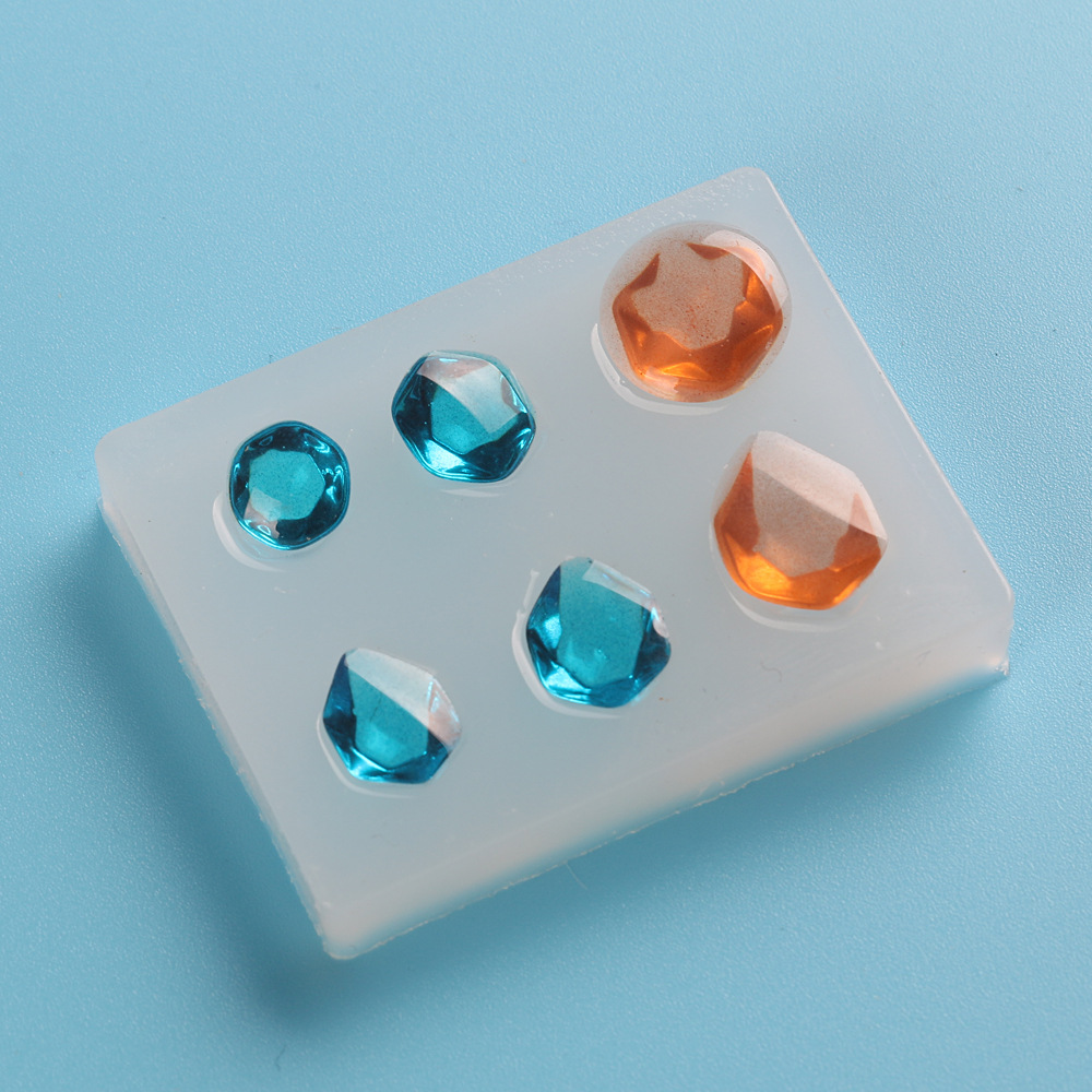 DIY手工宝石饰品 耳钉饰品挂饰模型 耳坠硅胶滴胶模具