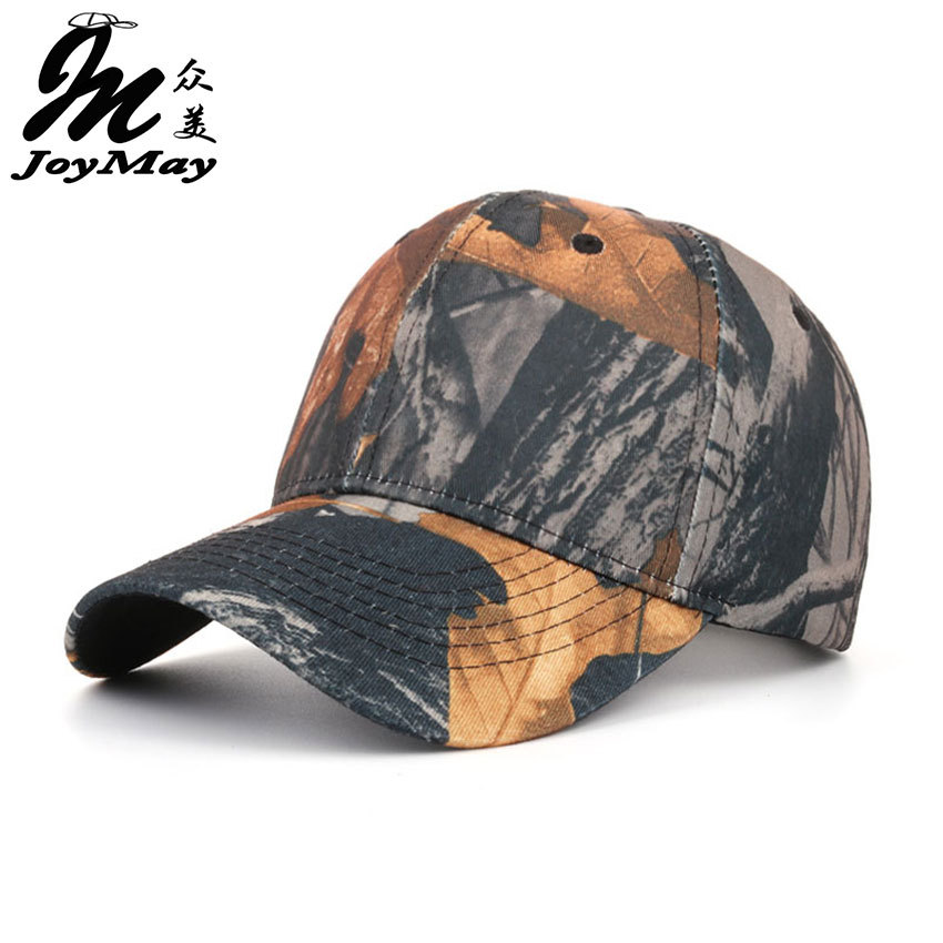 新款男士迷彩树叶户外休闲运动帽鸭舌帽棒球帽B396