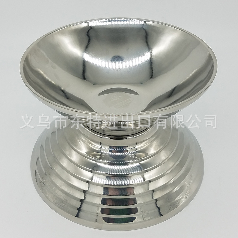 Factory direct sales of stainless steel ramen bowls, 304 Japanese ramen bowls, threaded bowls, high-end soup noodle bowls, thickened bamboo hat bowls detail image 11