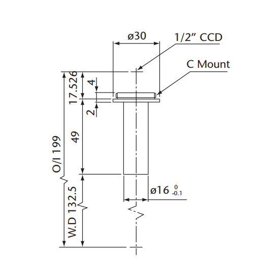 日本进口Moritex茉丽特工业镜头 ML-N系列 ML05-132N FA微距镜头