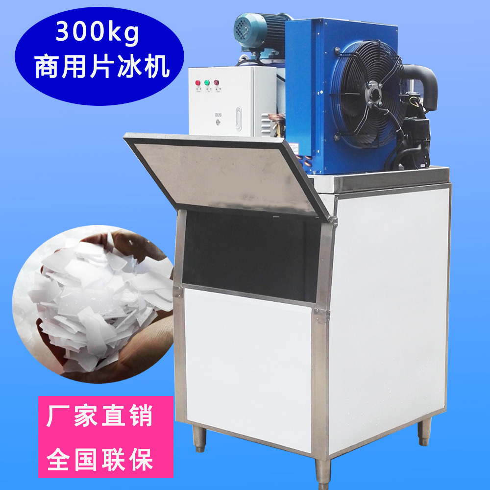 300kg片冰机 小型商用冰片机 食品加工保鲜超市火锅店用制冰机