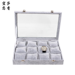 珠寶首飾展示托盤 項鍊吊墜帶蓋飾品收納箱 戒指耳釘耳環手鍊盒