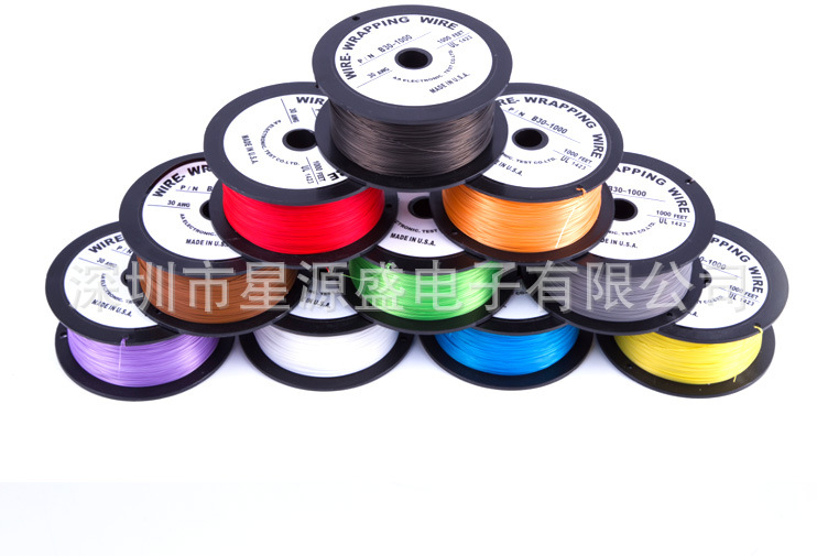 30号OK线 P/N B30-1000 电子线 线路板连接线 耐高温跳线 单芯线-阿里巴巴