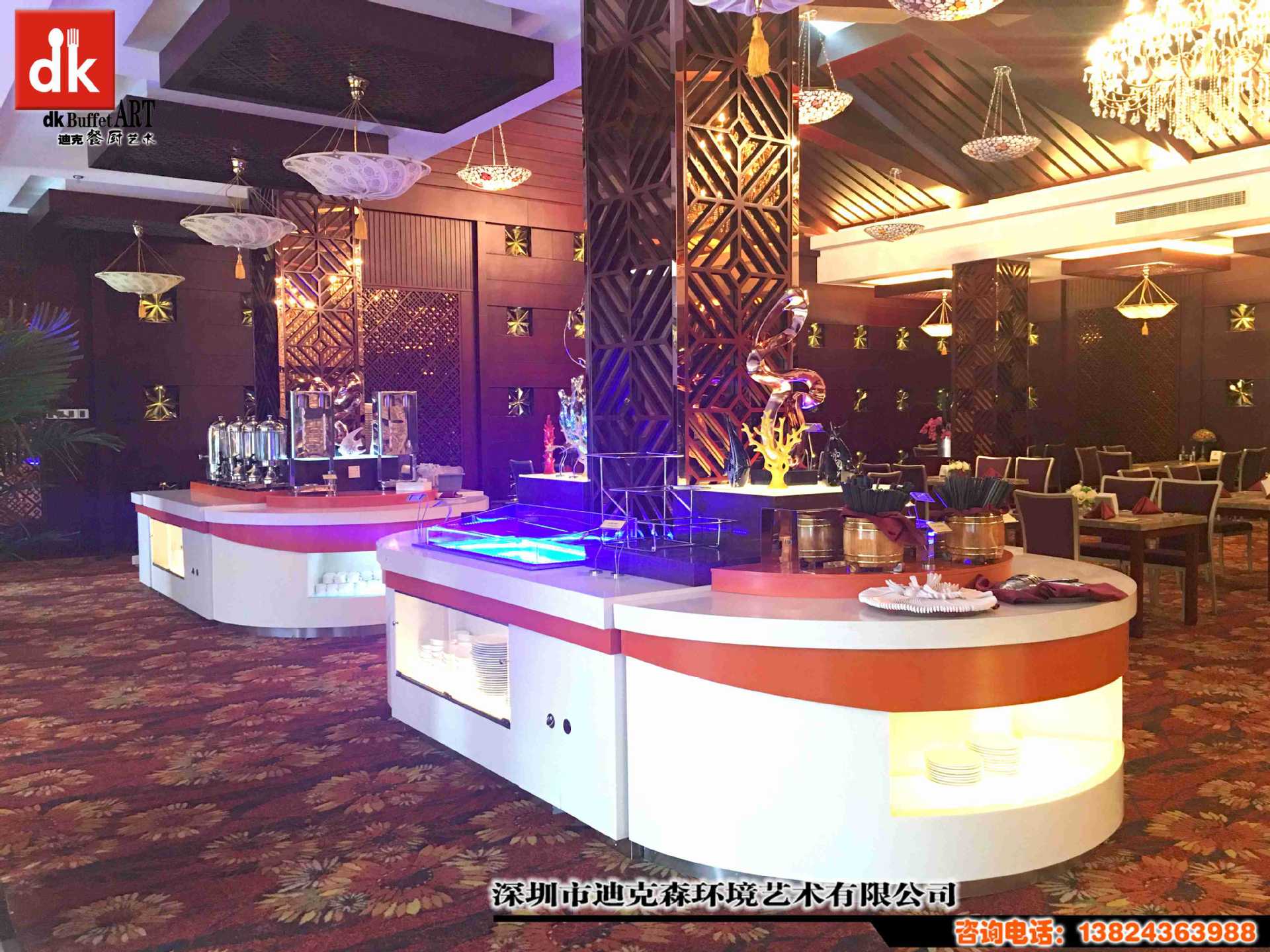 自助餐台设备 布菲台 明档厨房设备-阿里巴巴