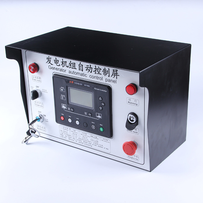 6110U柴油发电机组自动控制屏 自动化控制柜 自动启动停机保护