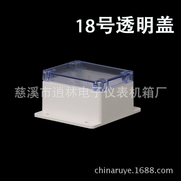 Корпус электронного прибора Наружный Мониторинг безопасности Корпус проводки Прозрачная крышка Водонепроницаемая коробка Пластиковый блок питания Проволочная коробка