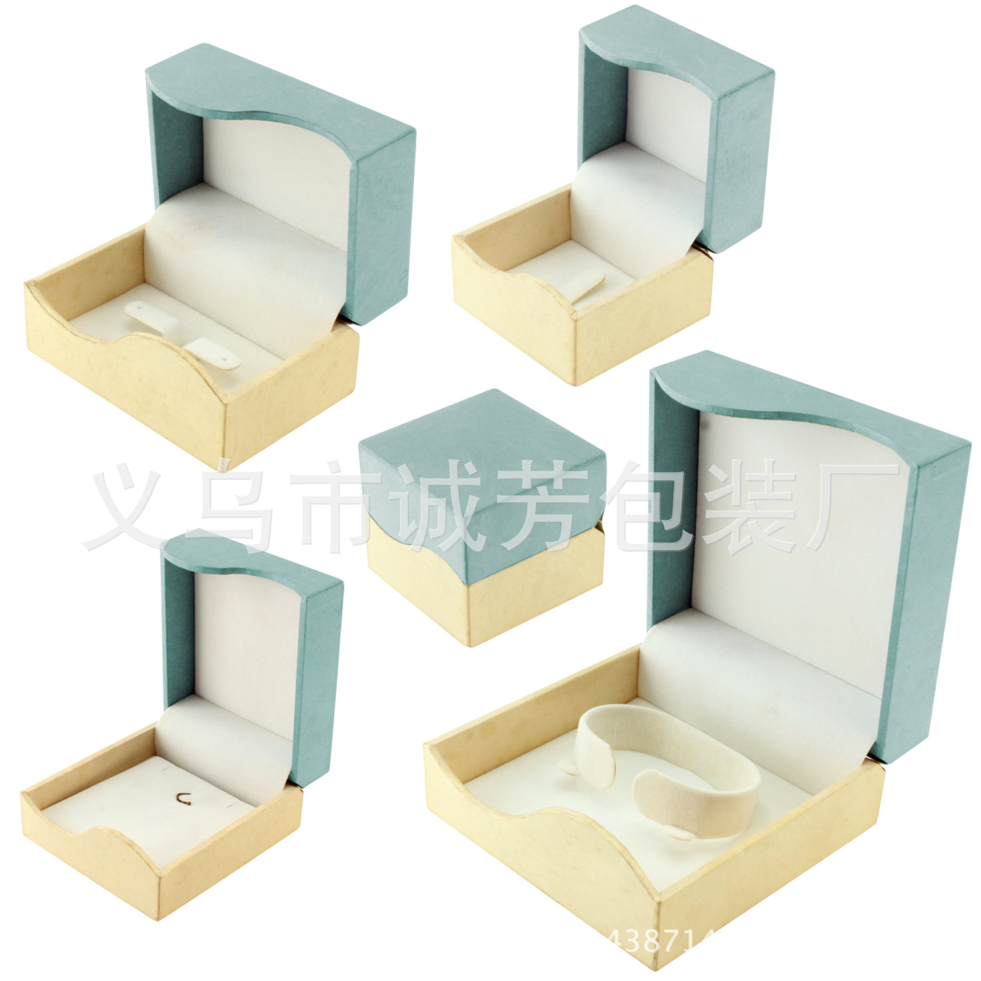 厂家批发珠宝首饰盒胶木戒指耳钉项链翻盖包装珠宝店专用高档批发