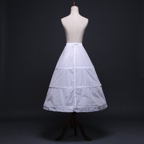Wedding dress bustle wedding lining 3 steel elastic waist good fabric three circle petticoat photo studio store manufacturer wholesale