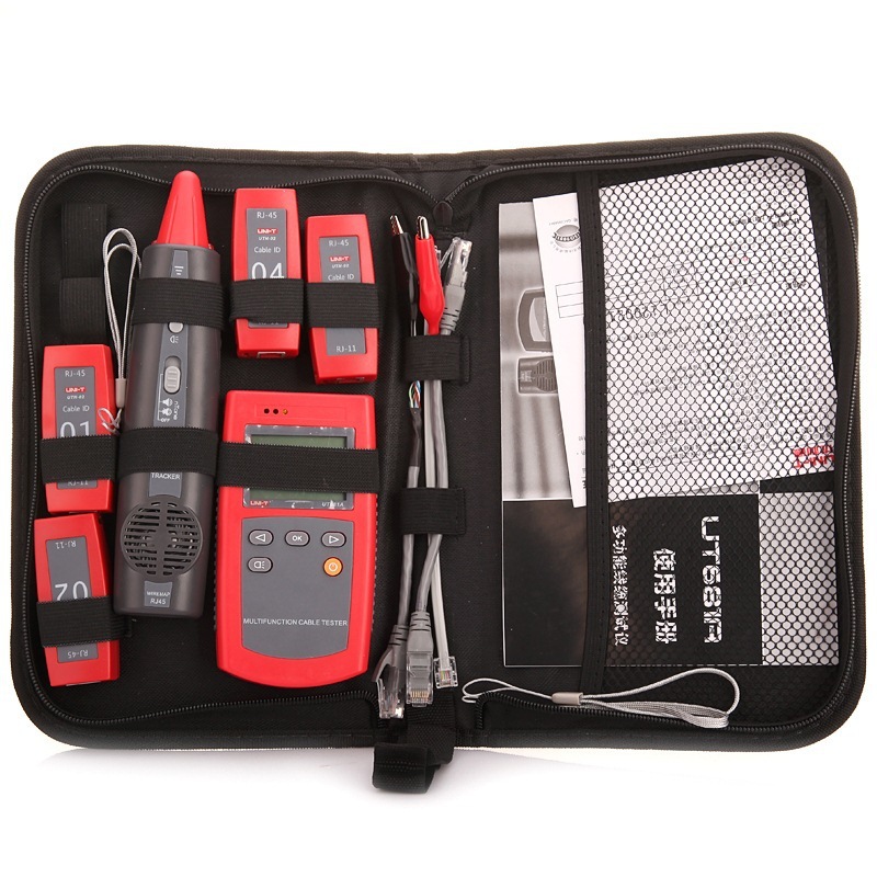 UT681A多功能线缆测试仪寻线仪网线电话线测线表检测查线器