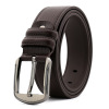 Men's leather belt for leisure