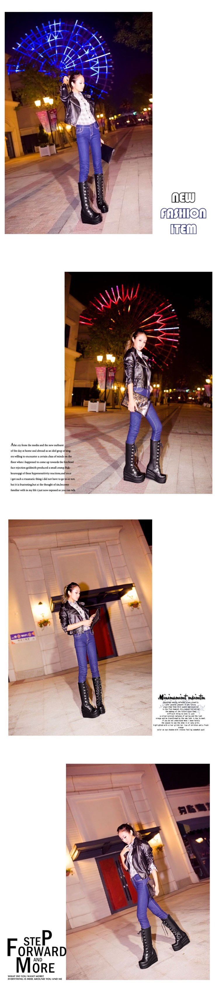 Bottes femme en PU artificiel - Ref 3354900 Image 14