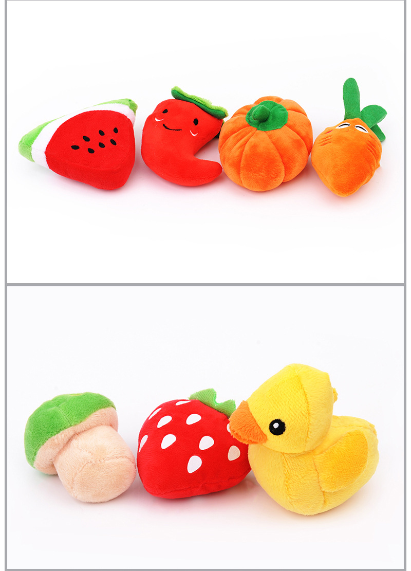 2021 Fruit Plush Toys Vegetables Design Stuffed Doll Toys Watermelon