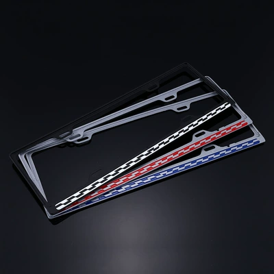 Factory wholesale new traffic gauge zinc alloy License plate holder/license plate holder