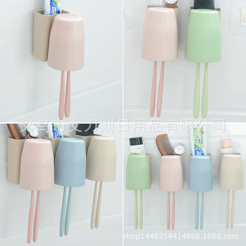 Одиночный держатель зубной щетки Общежитие Держатель зубного держателя Чашка для полоскания рта Чашка для щетки Коробка для зубных щеток Чашка для зубных щеток Стойка для хранения зубных щеток Зубы