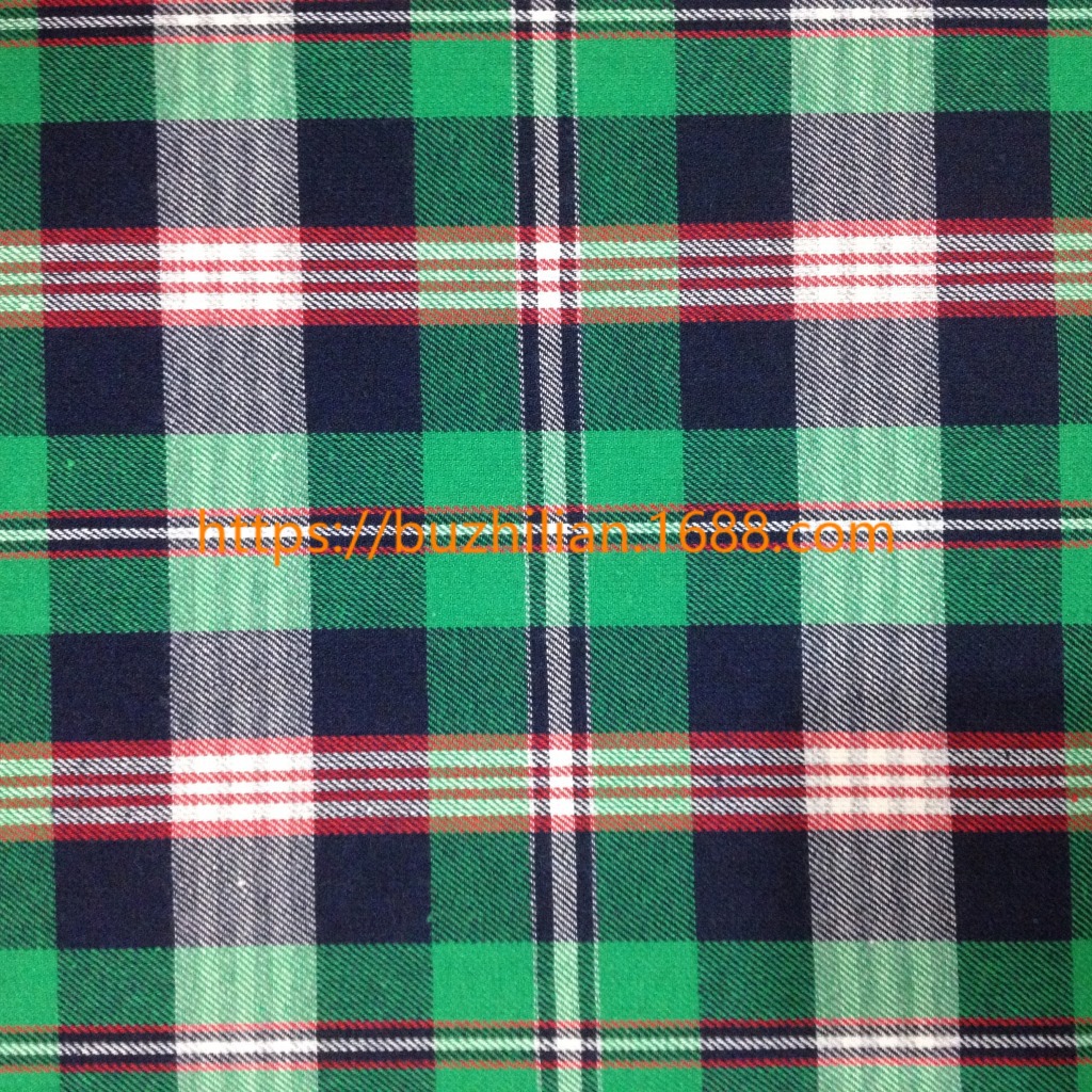 现货供应全棉21S法兰绒布,全棉格子布,秋冬衬衣,裤料 休闲服装布