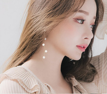 2017新款韩国简约树枝弯折设计款珍珠耳环 时尚百搭女饰品G771