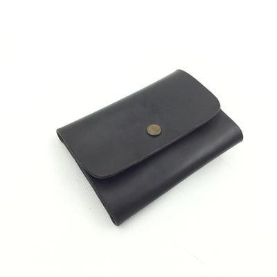 Rhinoceros Leather goods Cheap customized superior quality The first layer genuine leather business affairs gift Card Holders Card package Card package