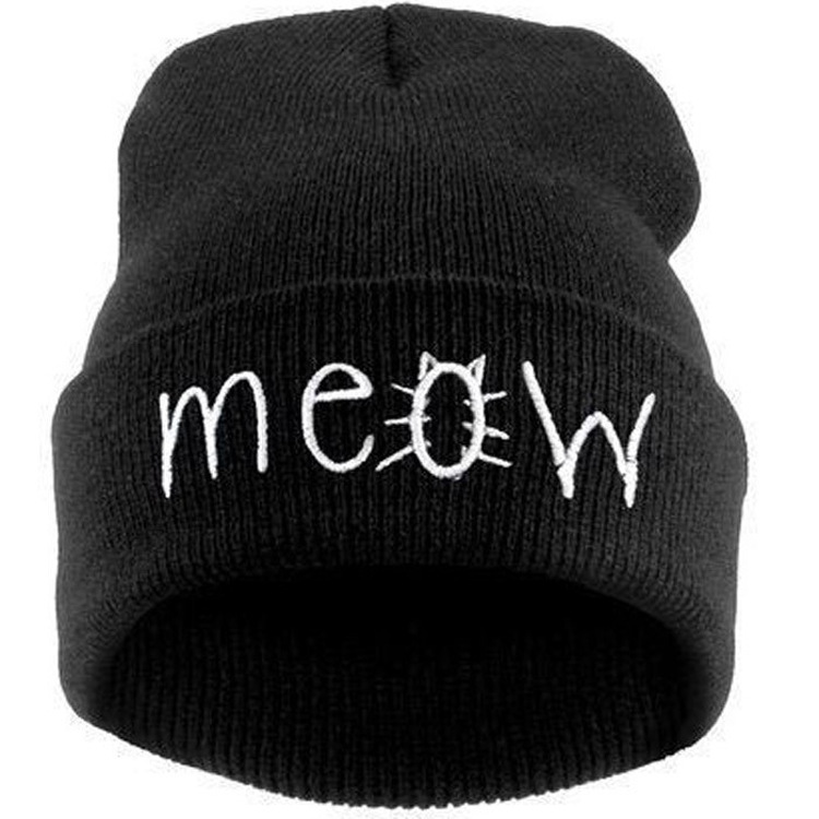 letter embroidery woolen hat  NSTQ21396