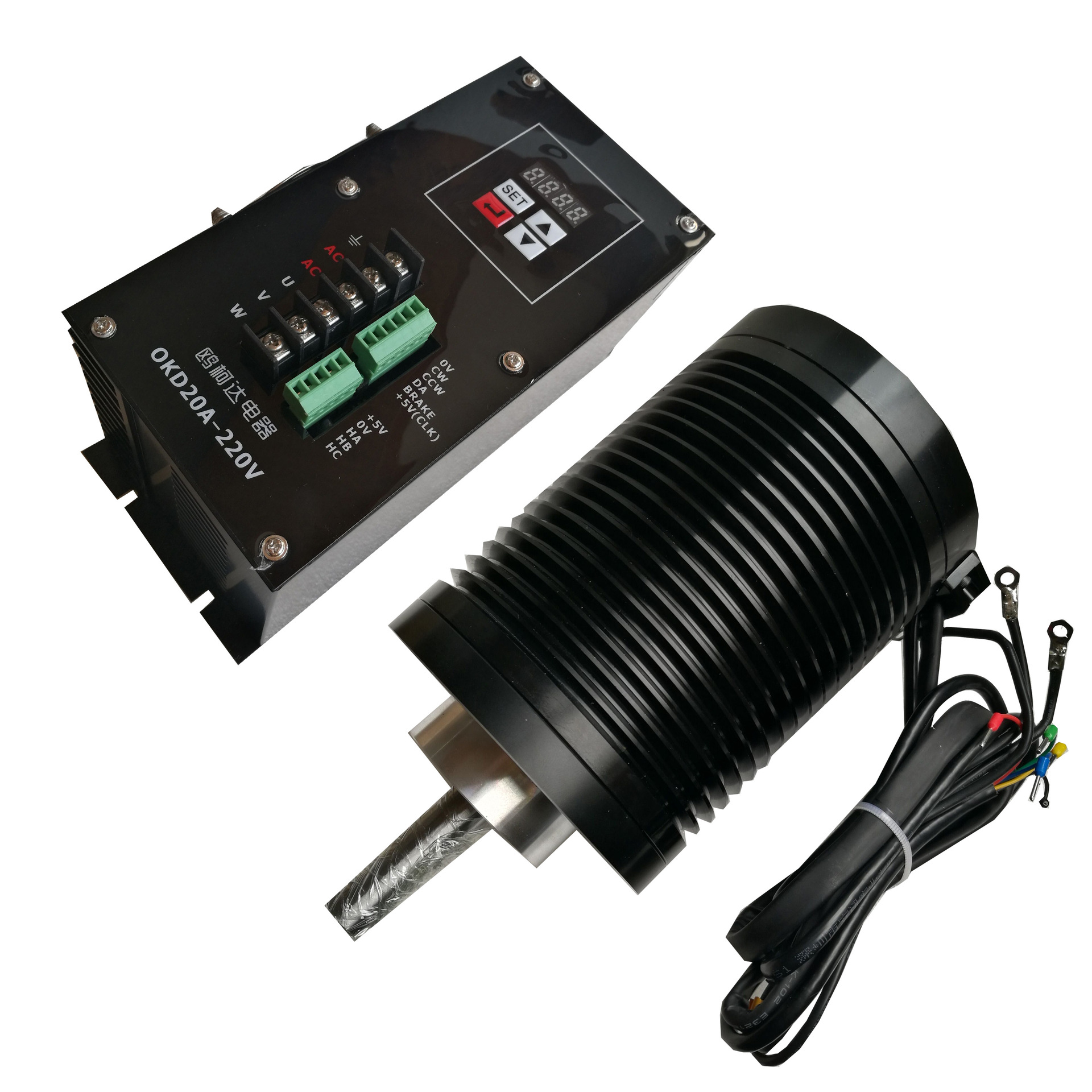 110直流无刷电机 2KW 2万转 DC310V  0.95Nm 高速直流无刷电机