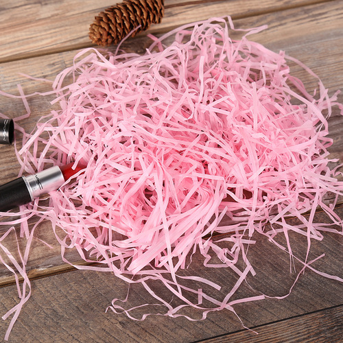 Taobao solid color gift box paper silk wedding packaging box raffia wedding candy box filling shredded paper silk manufacturer wholesale