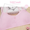 Cotton sports bra for elementary school students, top with cups, T-shirt, underwear
