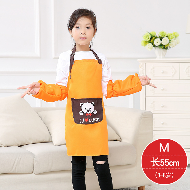 Delantal DE LOS NIÑOS Geliao logotipo personalizado arte pintura hornear micro impermeable delantal infantil Impresión de jardín de infantes