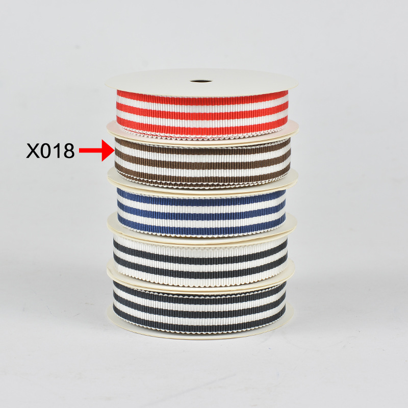 En existencias Yao Ming hilado teñido banda de sombrero rojo cinta de rayas accesorios de ropa Borde de diente cinta costilla Borde de tres colores