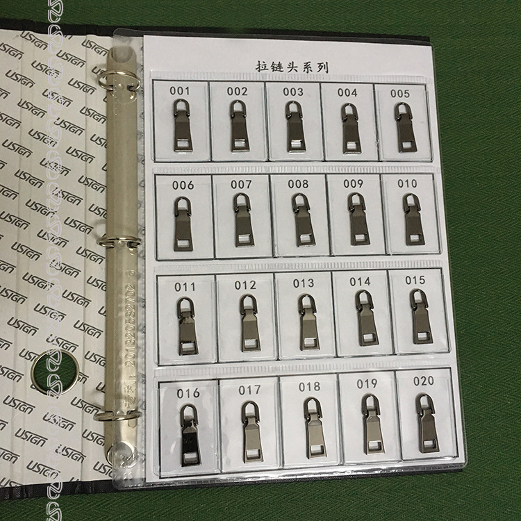 批发五金钮扣样品袋可插A4纸三层透明PVC塑料袋多格辅料袋加厚