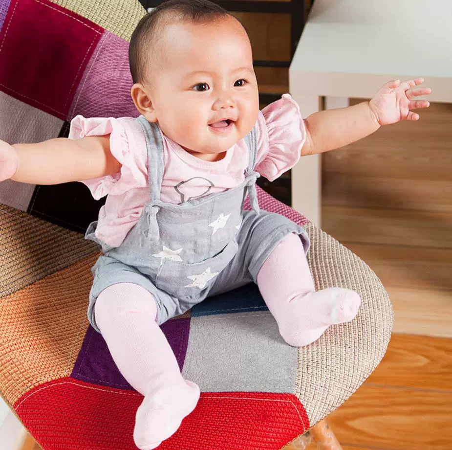 Детские осенние колготки для колен, прочный хлопок, 0-1-3-5 лет