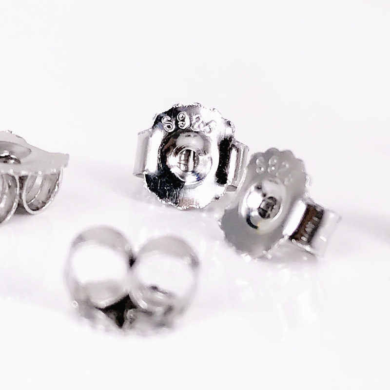 S925 sterling silver earplugs large small size earplugs sterling silver suitable for all types of ears universal mixed batch
