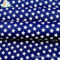 品牌泳衣布料供应商 弹力氨纶经编深蓝色底五角星星印花泳装面料
