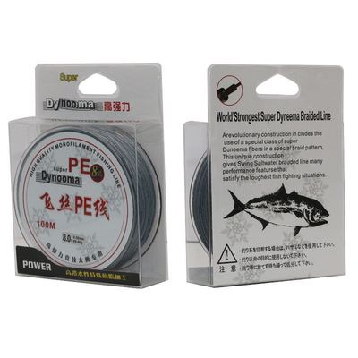 Dyneema line PE Line labeling processing 100 rice, 300 rice, 500 rice, 1000 rice, 2000 M monochromator