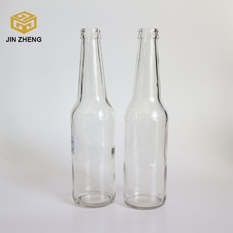 现货 330ml 经典款透明啤酒瓶 哈尔滨啤酒玻璃瓶