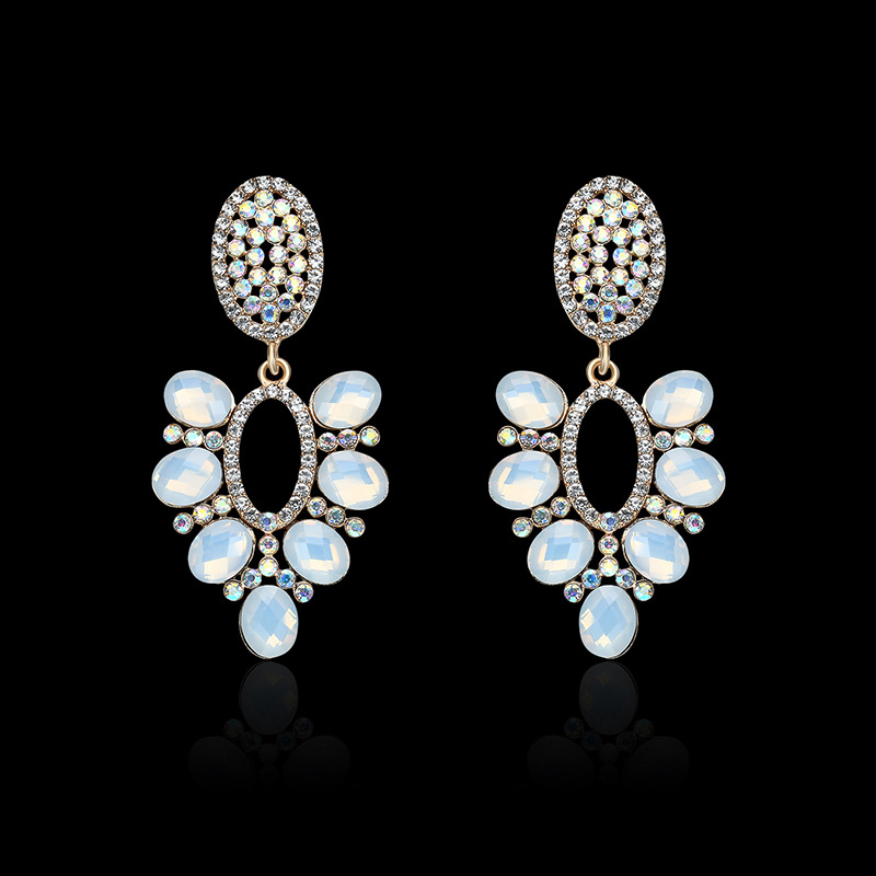 Occident and the United States alloy plating earring (61179397)NHLP0823-61179397