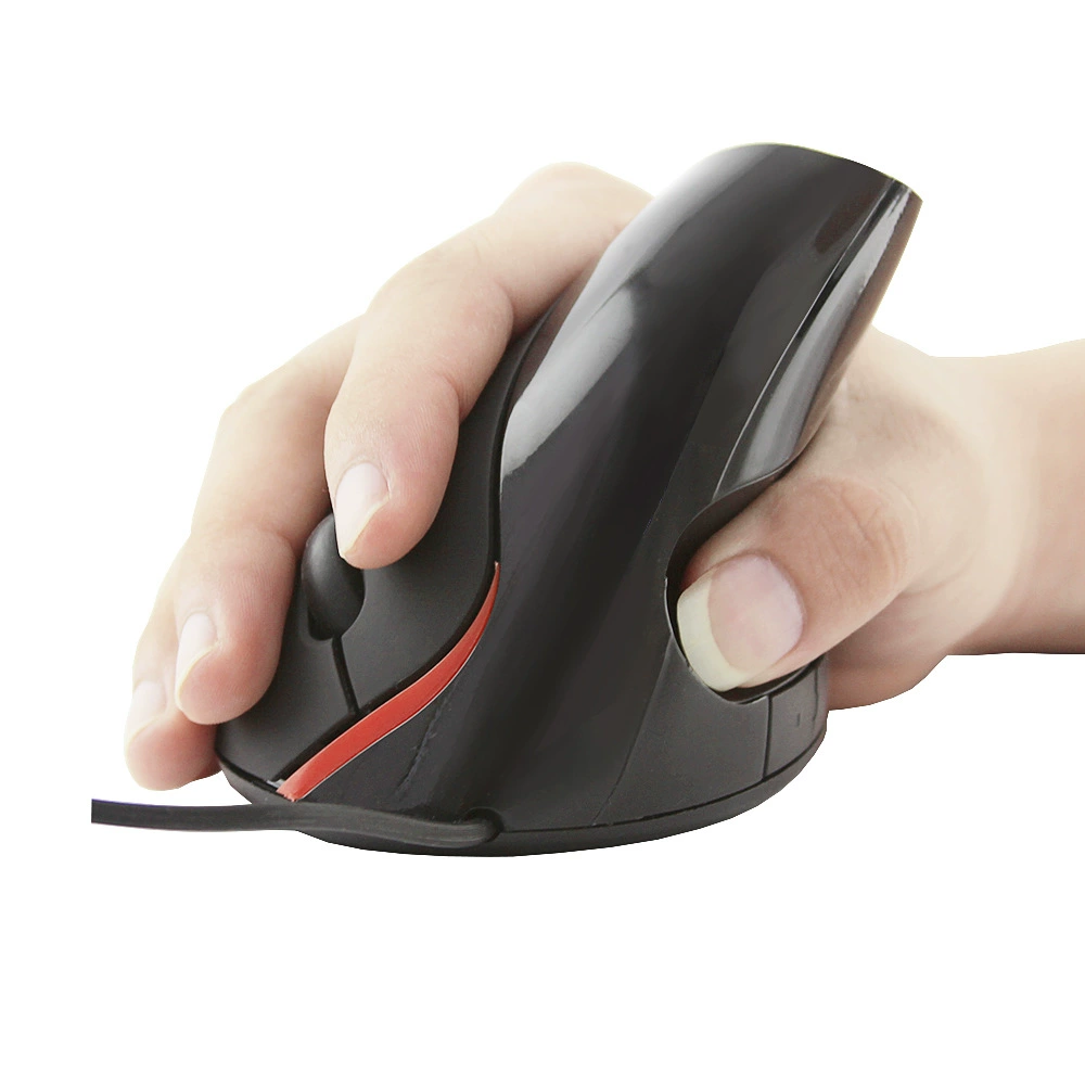 Wired Ergonomic Vertical Mouse (CM0001), USB Upright Grip, Compact 101×76×82 mm