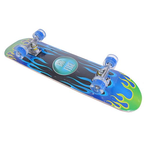 Maple Skateboard Sanding Concave Plate Beginner Street Skateboard Four-Wheel PU Shiny Skateboard