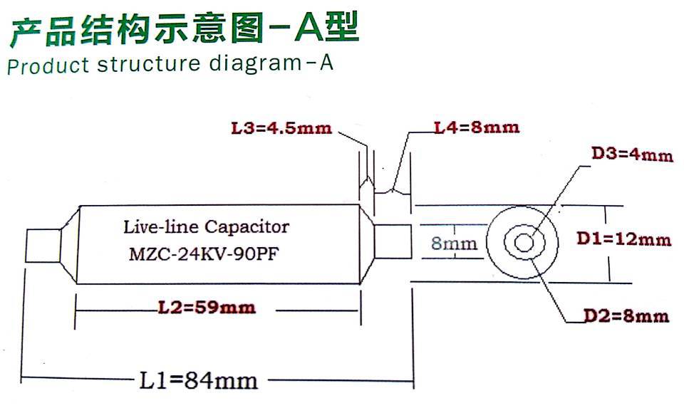 厂家批发芯棒电容 24KV120PF无极性体积小充放电好陶瓷电容器