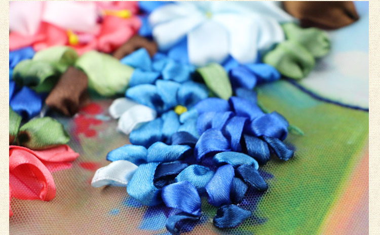 Oujin nianhua Bordado Cinta Directa de Fábrica color impresión colgante pintura tranquila sala estar decoración entrada