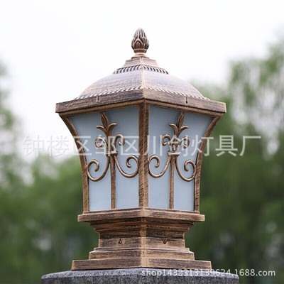 wholesale Pillar Light outdoors Wall lights square European style Pillar Light modern LED Pillar Light