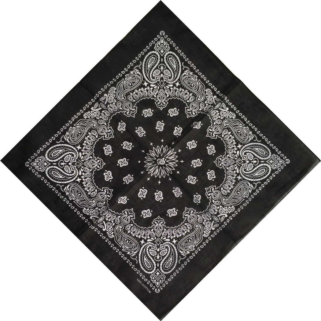 100 Cotton Scarf Headwrap Hip Hop Rap Bandana Headband Turban Head