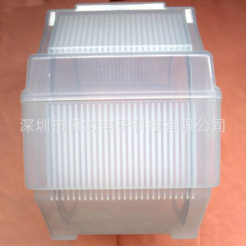 厂家供应6英寸防静电晶舟盒/晶圆盒/带wafer ring晶圆盒