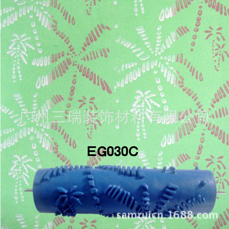 7 pulgadas rodillo de impresión herramienta arte pintura pared moleteado líquido papel pintado rodillo de impresión pintura rodillo moleteado rodillo