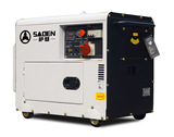 [德国萨登三相5千瓦6kw7000单相220V金属框低噪音大油箱柴油发电机]