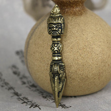 用品批发尼泊尔手工金刚降魔杵摆件铜制金刚橛普巴金刚杵