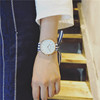 Cloth, belt, watch, fashionable trend waterproof dial for leisure, Korean style, simple and elegant design