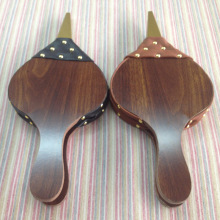 供应跨境货源皮老虎风箱木质手动壁炉鼓风机烧烤壁炉工具