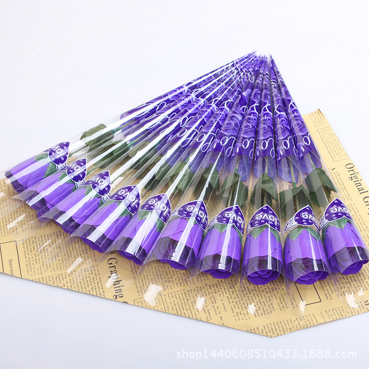 长厚款爱心单支 紫色